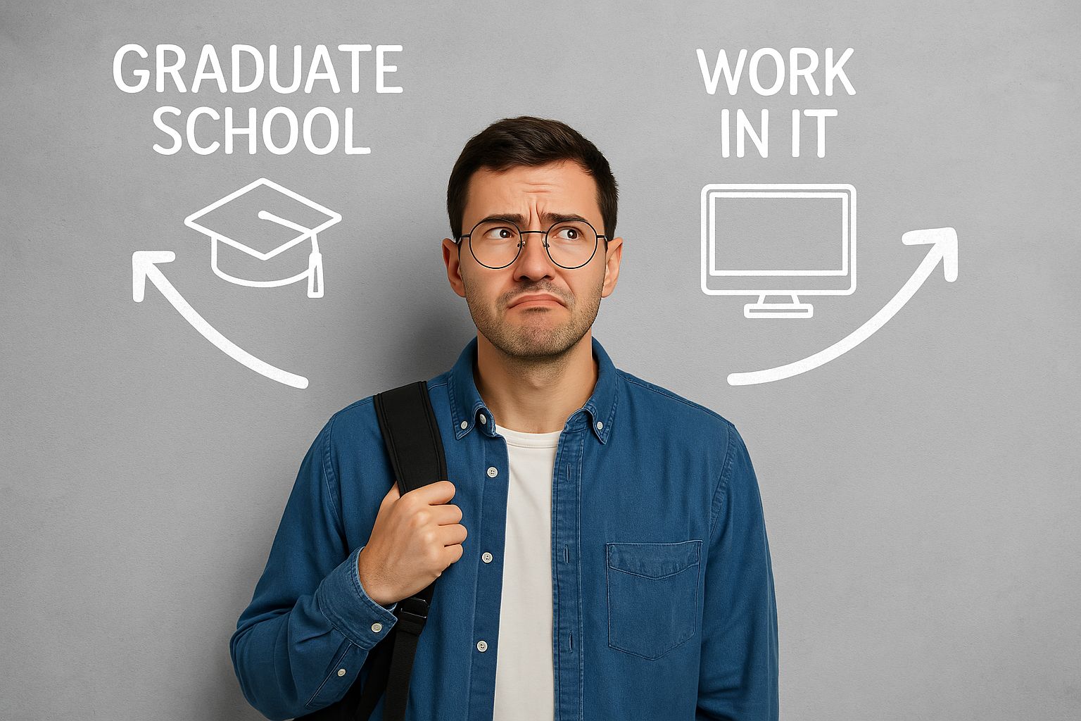 IT professional choosing between graduate school and immediate work entry